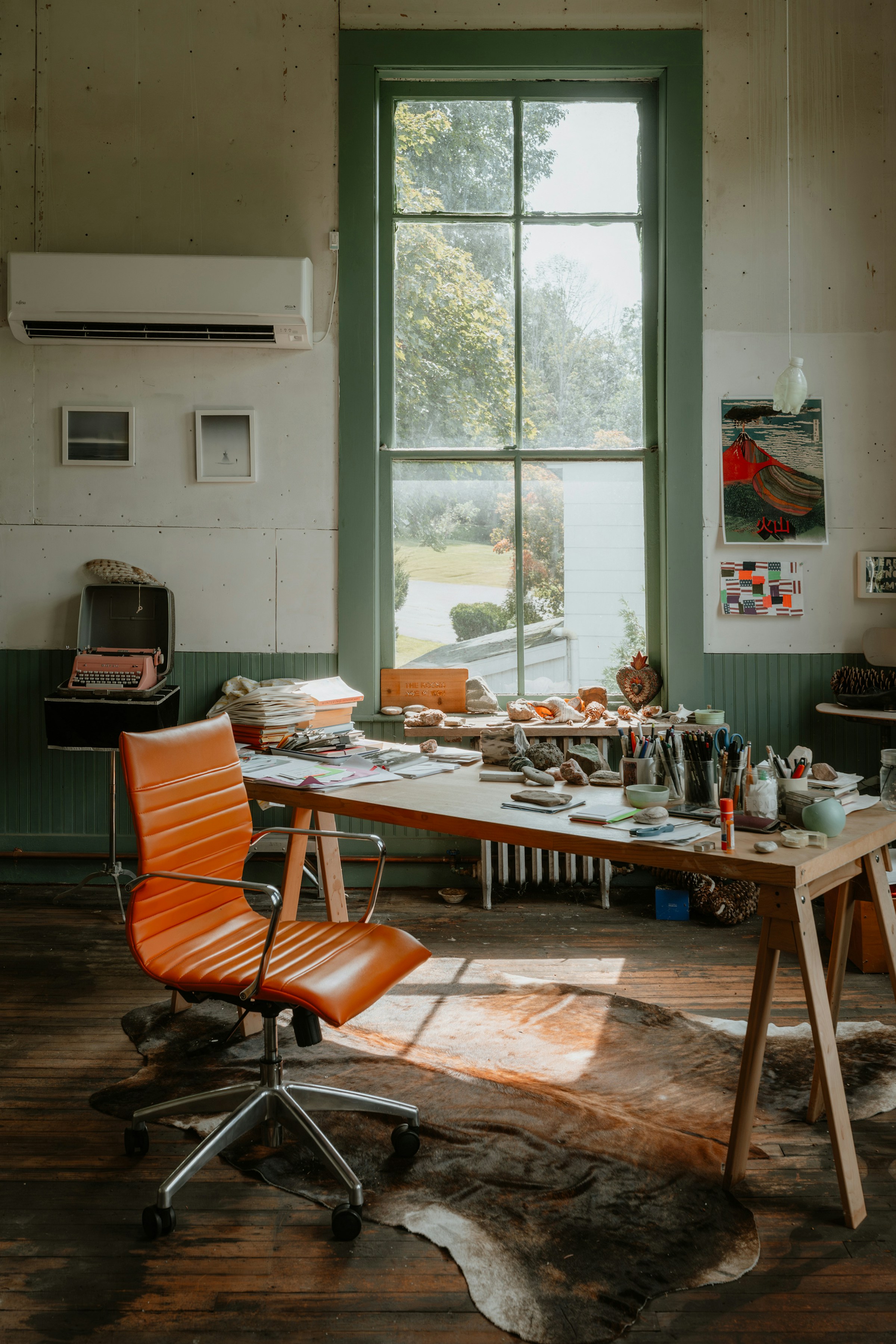 Sunlit creative workspace — visual direction photography